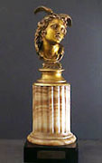 VINCENZO GEMITO, Small Head of Medusa, bronze